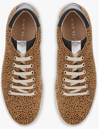 Mint velvet leopard on sale trainers