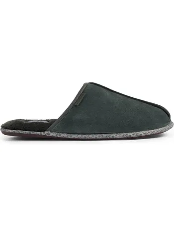 darax leather mule slippers