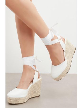 Faith hot sale white wedges