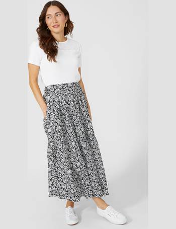 mantaray denim skirt