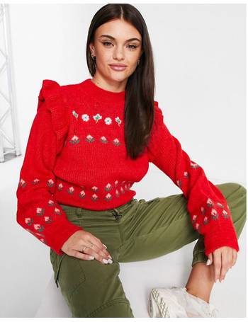 Miss selfridge off outlet the shoulder jumper