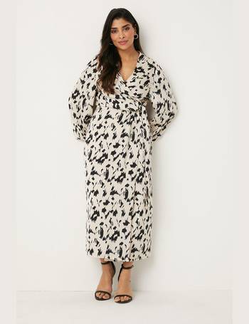 Plus Leopard Midi Dress