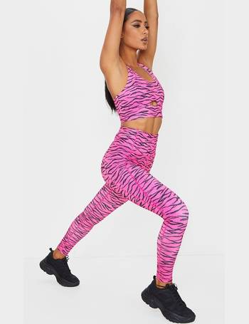 PRETTYLITTLETHING Hot Pink Sculpt Luxe Gym Leggings