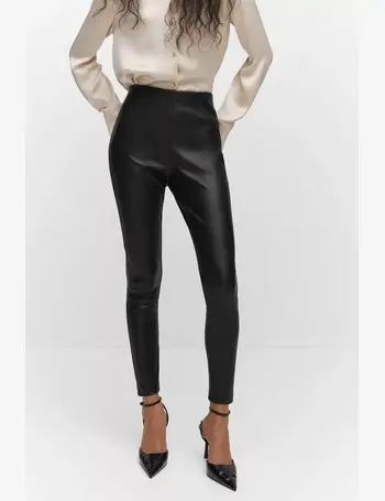 BAGATELLE.NYC High-Rise Faux Leather Leggings