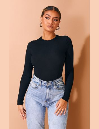 Shop Pretty Little Thing Womens Black Bodysuits up to 80% Off