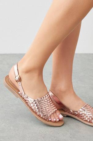 Wallis rose gold sales sandals