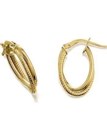 F hinds gold hot sale hoop earrings