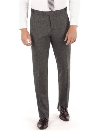Limehaus, Ice Grey Slim Fit Men's Suit Trousers