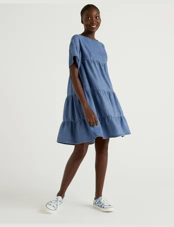 benetton denim dress