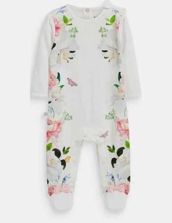 ted baker letter sleepsuit