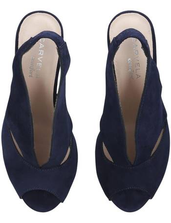 Carvela on sale navy heels