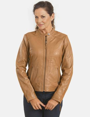 Ideal world outlet woodland leather coats