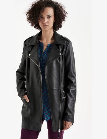 long tall sally leather biker jacket