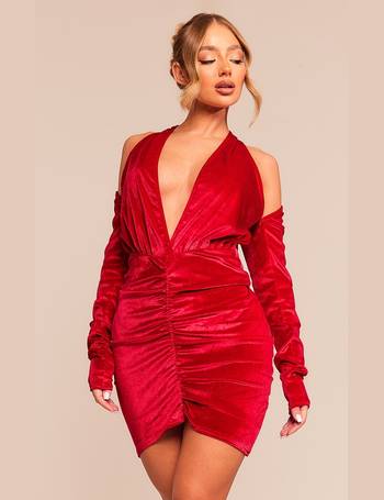 Shop PrettyLittleThing Women's Long Sleeve Velvet Dresses up to 85% Off