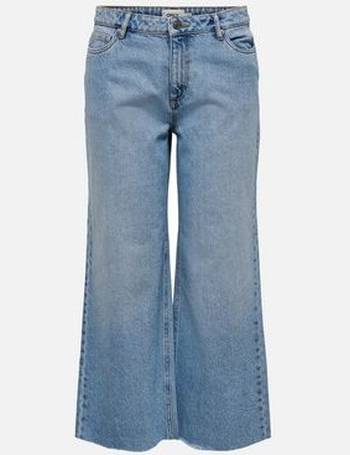 ONLY Blue Elasticated High Waist Tapered Jeans