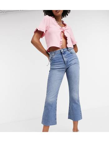 levis ribcage cropped flare jeans