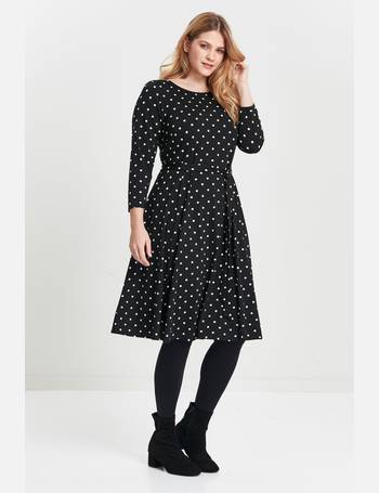 evans polka dot dress