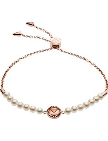 Shop Emporio Armani Women's Pearl Bracelets up to 35% Off | DealDoodle