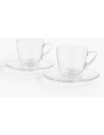 John Lewis ANYDAY Coffee Connoisseur Glass Americano Cups