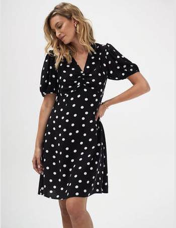 peacocks polka dot dress