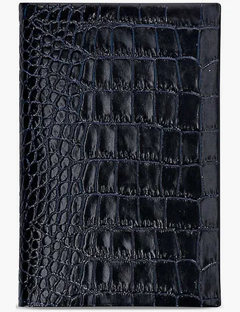 SMYTHSON Chelsea croc-embossed leather notebook 16.7cm x 11.2cm