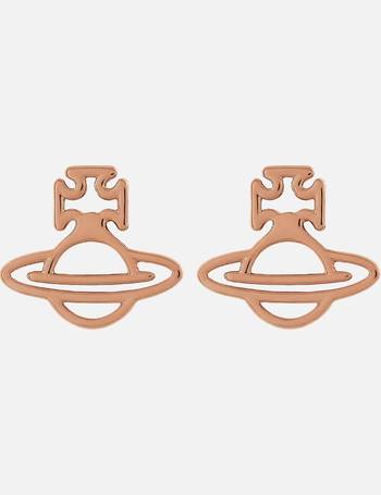 Vivienne westwood tamia rose deals gold tone earrings