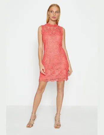 eve geo lace shift dress