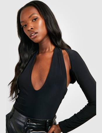 Double Layer Slinky Cut Out Bodysuit