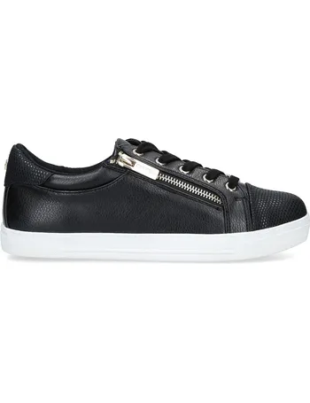 carvela jagged trainers black