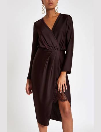 river island satin dress