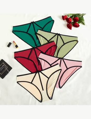 SHEIN SHEIN 5pack Contrast Lace Panty 7.49