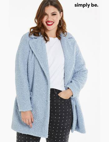 Simply be clearance teddy coat