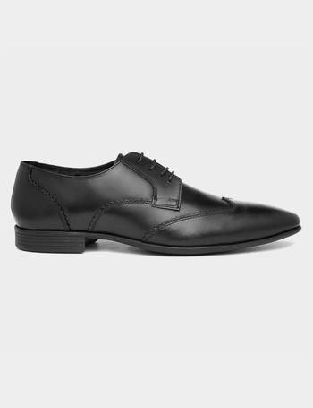 Floyd 1754 Mens Black Leather Lace Up Lambretta Formal Shoes 