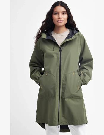 Barbour international bowden discount belted waterproof jacket