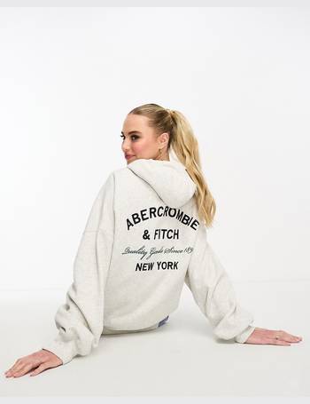 Abercrombie back logo outlet hoodie