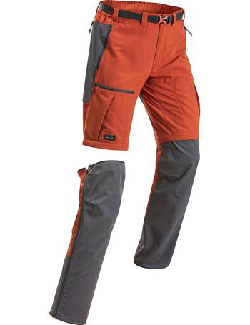 TREK 500 Men's Mountain Trekking Trousers - Beige - Decathlon