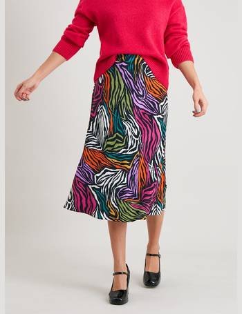 Unity metallic outlet rainbow pleated skirt