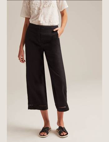 Shop Long Tall Sally Women's Wide Leg Cropped Trousers up to 75% Off