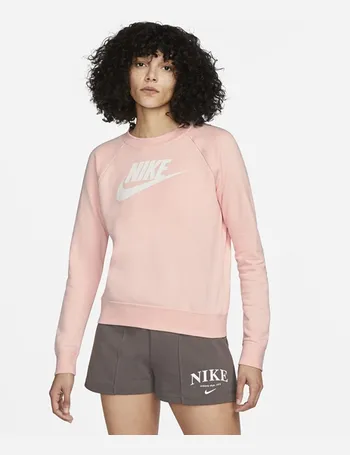 nike sportswear women's essentials fleece cropped crew