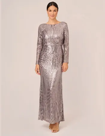 Shop Adrianna Papell Women s Sequin Maxi Dresses up to 75 Off