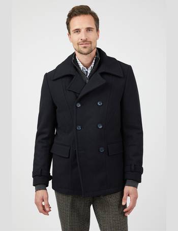 Shop Men's Navy Pea Coats up to 85% Off | DealDoodle