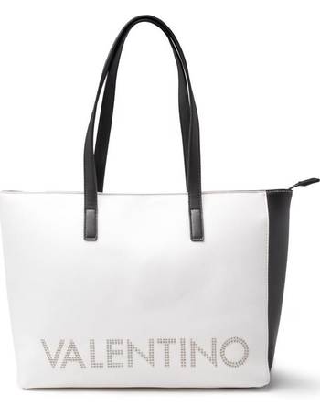 Valentino By Mario Valentino Babila Black Multi Repeat Logo Tote Bag