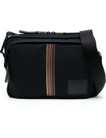 Paul Smith Black Signature Stripe Leather Neck Pouch - Bags & Luggage from  Brother2Brother UK