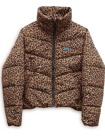 vans leopard print moletom com capuz