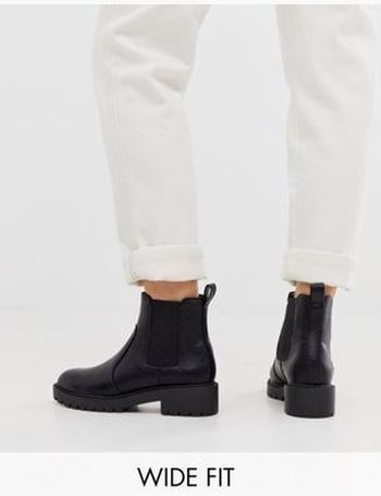 new look wide fit flat ankle boots