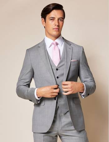 Light Grey Twill Classic Suit Jacket