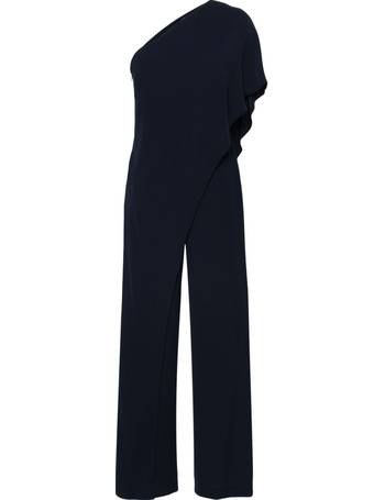 RALPH LAUREN COLLECTION One-sleeve stretch-jersey jumpsuit
