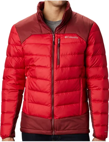 tommy hilfiger long chevron quilted puffer coat