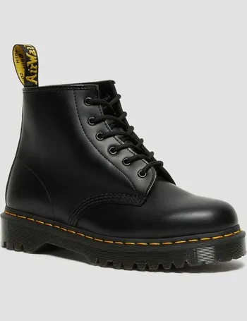 dr martens brown 101 unbound 6 eye boots