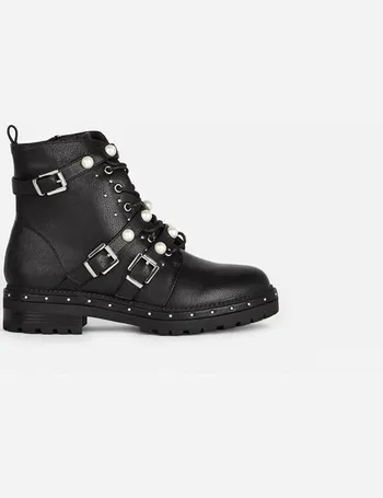 Missguided biker outlet boots